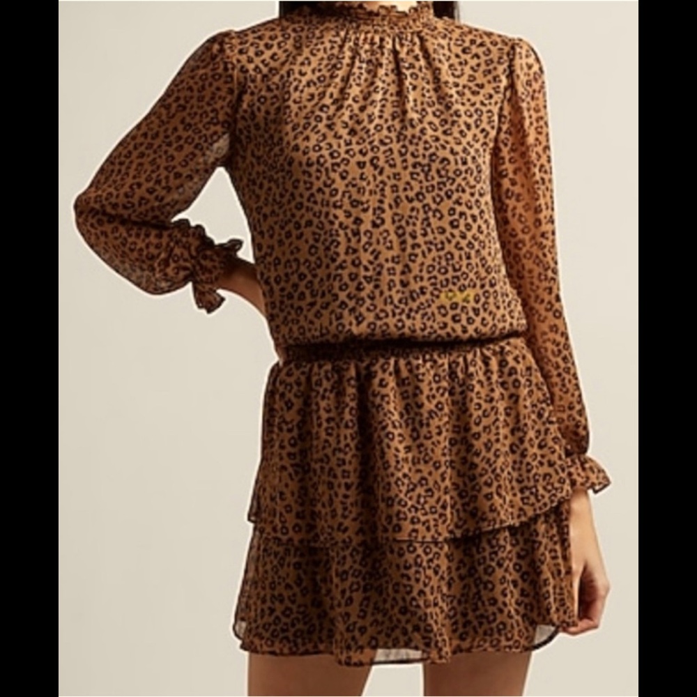 Express Leopard Mini Dress